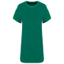 Ecologische badstof t-shirtjurk met afhangende mouwen Malachite Green XL Ecologische badstof t-shirtjurk met afhangende mouwen Malachite Green XL