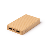 AKROL Powerbank bamboe 8.000mAh - ecru