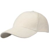 Hutton 6 panel cap van gerecycled corduroy