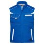Workwear Softshell Padded Vest - COLOR - royal/white XS