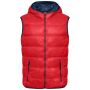 Men's Down Vest red/navy 3XL