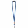Polyester koord-keycord met bamboe plaatje