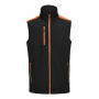 Printer Prime Softshell Vest Black/Orange S Printer Prime Softshell Vest Black/Orange S
