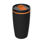 orange, black