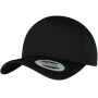 FOAM TRUCKER CAP CURVED VISOR, BLACK / BLACK / BLACK, One size, FLEXFIT