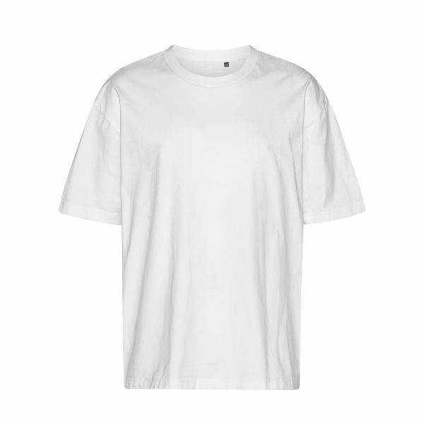 Neutral Tiger Cotton Oversized T-shirt_Wit_XS Neutral Tiger Cotton Oversized T-shirt_Wit_XS