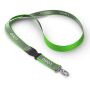 Afneembare polyester keycord met reflecterende overlay