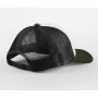 RETRO 5 PANEL TRUCKER, BLACK/DARK OLIVE, One size, BEECHFIELD