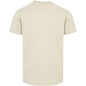 Balfour 200 g/m² unisex OCS organisch T-shirt met korte mouwen en V-hals - Zandsteen - 3XS