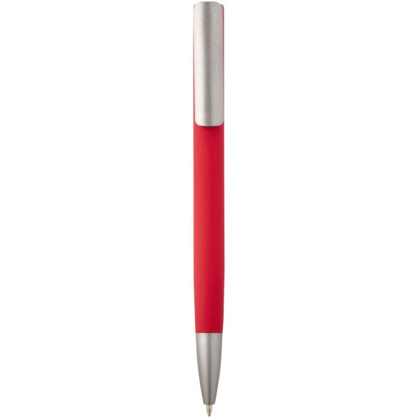 Ziguur balpen van gerecycled aluminium (blauwe inkt) - Rood Ziguur balpen van gerecycled aluminium (blauwe inkt) - Rood