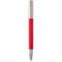 Ziguur balpen van gerecycled aluminium (blauwe inkt) - Rood