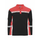 Zwart/rood