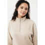 IQONIQ Elgon gerecycled katoen sweater met kwartritssluiting, desert (XXXL) IQONIQ Elgon gerecycled katoen sweater met kwartritssluiting, desert (XXXL)