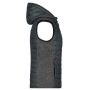 Ladies' Knitted Hybrid Vest grey melange/anthracite melange S