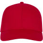 Ares 6 panel cap - Rood Ares 6 panel cap - Rood
