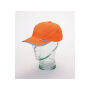 Baseball Cap With Reflective Hem Orange one size Baseball Cap With Reflective Hem Orange one size