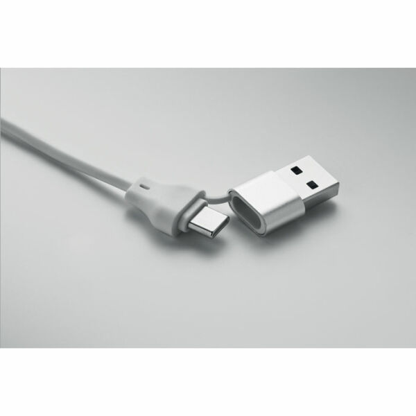 BULE - Sleutelhanger met 4-in-1 60W ka - Wit BULE - Sleutelhanger met 4-in-1 60W ka - Wit