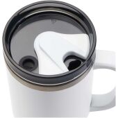 Melbourne 1200 ml RCS-gecertificeerde geïsoleerde beker met rietje - Wit