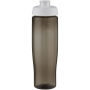 H2O Active® Eco Tempo drinkfles van 700 ml met klapdeksel - Wit/Charcoal