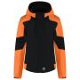 Softshell Capuchon Bicolor Redefined Dames 406119 Black-Orange XXL