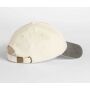 CONTRAST PEAK LOW PROFILE VINTAGE CAP, NATURAL/VINTAGE BROWN, One size, BEECHFIELD