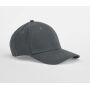 EARTHAWARE® CLASSIC ORGANIC COTTON 6 PANEL CAP, GRAPHITE GREY, One size, BEECHFIELD