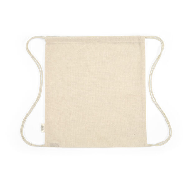 Gerecycled katoenen eco gymtas Lhotse | 140 g/m² | 41×37 cm | Koord rugzak | Natuurlijk Gerecycled katoenen eco gymtas Lhotse | 140 g/m² | 41×37 cm | Koord rugzak | Natuurlijk