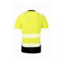 RECYCLED SAFETY T-SHIRT, FLUORESCENT YELLOW / BLACK, XXL/3XL, RESULT