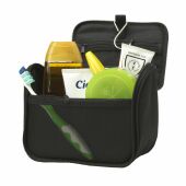 Smart toilettas met haak en vakken polyester 16 x 9,5 x 20 cm