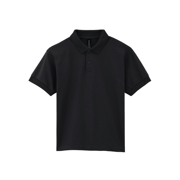 Dryblend Classic Fit Kinder Jersey Polo Black L Dryblend Classic Fit Kinder Jersey Polo Black L