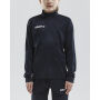 CRAFT PROGRESS HALFZIP LS TEE JR BLACK 122 CRAFT PROGRESS HALFZIP LS TEE JR BLACK 122