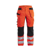 High Vis Rood/Zwart