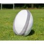 ZIPPIE RUGBY BALL, WHITE / GREY, M, MUMBLES