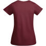 Breda biologisch katoenen dames T-shirt met korte mouwen - Garnet - S