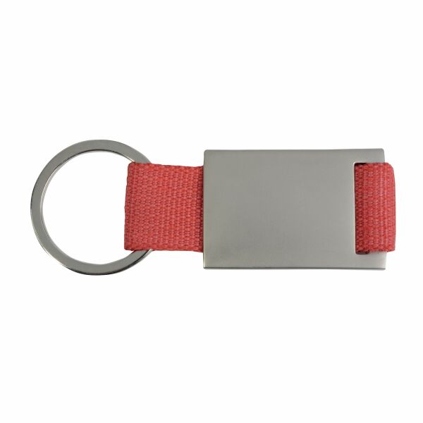 Metalen sleutelhanger Tondoe | Nylon | 8,7×3,5×5cm | In geschenkdoos | Rood Metalen sleutelhanger Tondoe | Nylon | 8,7×3,5×5cm | In geschenkdoos | Rood