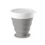ASTRADA. Opvouwbare reisbeker van silicone en PP 250 mL