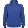 Montblanc unisex hoodie met volledige rits - Koningsblauw - S