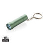 Flash RCS gerecycled aluminium sleutelhanger zaklamp, groen
