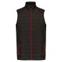 Bodywarmer DayToDay in twee stoffen black/red XS Bodywarmer DayToDay in twee stoffen black/red XS