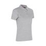 Polo shirt | stretch | women - Grey melange, M Polo shirt | stretch | women - Grey melange, M