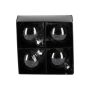 JENS Living Glitter Kerstballen Zwart /4 JENS Living Glitter Kerstballen Zwart /4