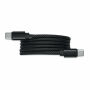 BRAID - RPET magnetische kabel - Zwart