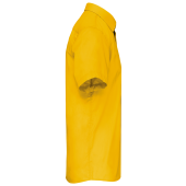Overhemd in onderhoudsvriendelijk polykatoen-popeline korte mouwen heren Yellow XS Overhemd in onderhoudsvriendelijk polykatoen-popeline korte mouwen heren Yellow XS