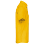 Overhemd in onderhoudsvriendelijk polykatoen-popeline korte mouwen heren Yellow XS