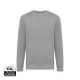 IQONIQ Etosha lichtgewicht gerecycled katoen sweater, light heather anthracite (M)