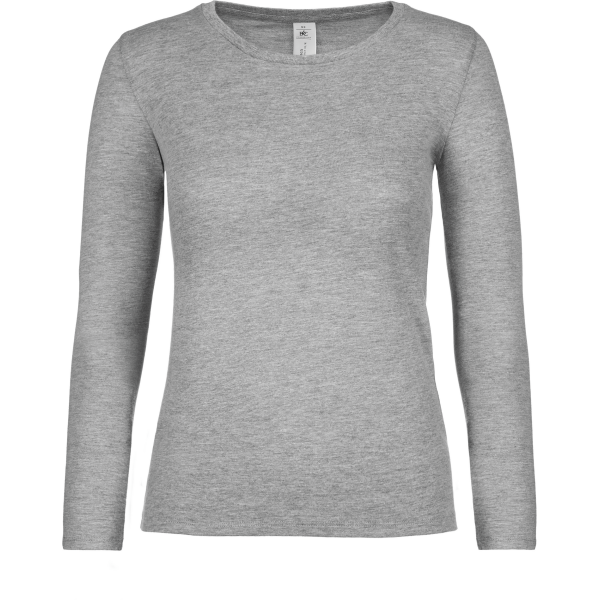 #E150 Ladies' T-shirt long sleeves Sport Grey 3XL #E150 Ladies' T-shirt long sleeves Sport Grey 3XL