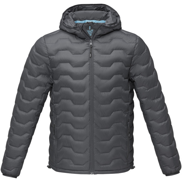 Petalite men's GRS recycled insulated down jacket - Storm grey - XXL