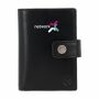 Valenta Card Wallet Leather MagSafe Luxe - zwart