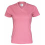 Cottover Gots T-shirt V-neck Lady Pink XS Cottover Gots T-shirt V-neck Lady Pink XS