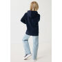 IQONIQ Yengo kids recycled katoen hoodie met steekzakken, donkerblauw (910)